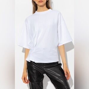 IRO White Short Sleeve Tee Size Small